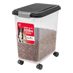 Airtight Pet Food Storage Container with Wheels
