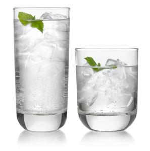 Libbey Polaris Drinkware Glasses Set of 16