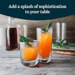 Libbey Polaris Drinkware Glasses Set of 16