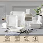 Ivory White 30-Piece Dinnerware Set for 6