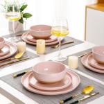 AmorArc 12-Piece Handpainted Dinnerware Set for 4
