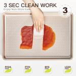 HONGBAKE Nonstick Baking Sheet Pan Set of 3