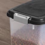 Airtight Pet Food Storage Container with Wheels