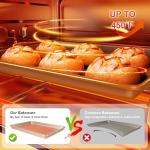 Set of 3 Nonstick Baking Sheet Pans