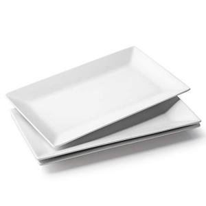 DOWAN 14" Ceramic Serving Tray Set of 3