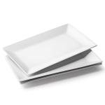 DOWAN 14" Ceramic Serving Tray Set of 3
