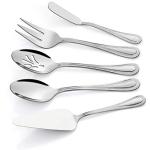 HaWare 5-Piece Stainless Steel Serving Utensils Set