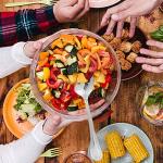 HaWare 5-Piece Stainless Steel Serving Utensils Set