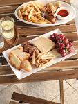 DOWAN 14" Ceramic Serving Tray Set of 3