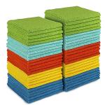 AIDEA Microfiber Cleaning Cloths, 50-Pack, 12"x12