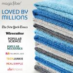 MagicFiber Microfiber Cleaning Cloths - 12 Large Rags