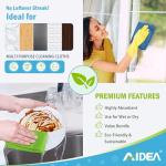 AIDEA Microfiber Cleaning Cloths, 50-Pack, 12"x12