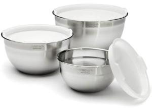 Cuisinart 3-Piece Stainless Steel Mixing Bowl Set