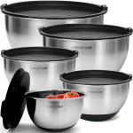 Priority Chef Mixing Bowls Set with Airtight Lids