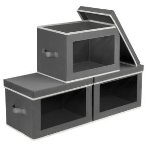 Homsorout Collapsible Fabric Storage Bins - 3 Pack