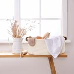 Stylish Cotton Rope Storage Basket Set of 5