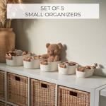 Stylish Cotton Rope Storage Basket Set of 5