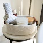 Stylish Cotton Rope Storage Basket Set of 5