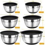 26-Piece Stainless Steel Mixing Bowls Set with Lids
