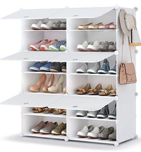 6-Tier Shoe Rack for Closet and Entryway