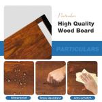 DUMOS 5-Tier Rustic Brown Bookshelf and Organizer