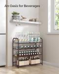 4-Tier Stackable Metal Shoe Rack Organizer