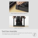 IRIS USA 5-Shelf Plastic Storage Organizer - Black