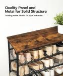 5-Tier Adjustable Shoe Rack for Entryway
