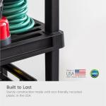 IRIS USA 5-Shelf Plastic Storage Organizer - Black