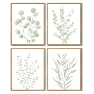 Botanical Eucalyptus Wall Art Set of 4