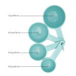KitchenAid Aqua Sky Measuring Cups Set of 4