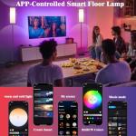 Smart LED Floor Lamp with APP & RGB Colors