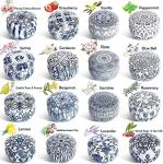 16-Pack Scented Soy Wax Tin Candle Set