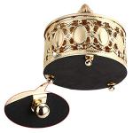 Gold Mirrored Jewelry Box with Lid - Organizer
