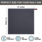 100% Cotton Waffle Weave Dish Cloths, 6 Pack