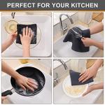 100% Cotton Waffle Weave Dish Cloths, 6 Pack