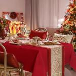 2 Pack Red Rectangular Tablecloths, 60 x 102 Inch