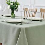 Sage Green Waterproof Rectangle Tablecloth 52 x 70 Inch