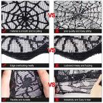 Halloween Bat and Spider Web Tablecloth 60" x 104