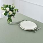 Sage Green Waterproof Rectangle Tablecloth 52 x 70 Inch