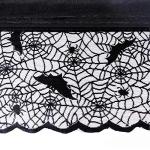 Halloween Bat and Spider Web Tablecloth 60" x 104
