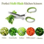 Upgraded Herb Scissors with Sharp Stainless Steel Blades