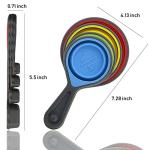Collapsible Silicone Measuring Cups and Spoons Set