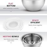 Stainless Steel Mixing Bowls Set with Lids - 5 Pieces