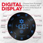 Dash Pro Digital Air Fryer with 8 Presets