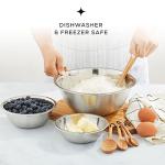 JoyJolt 6-Piece Stainless Steel Mixing Bowl Set