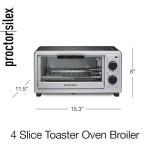 Proctor Silex 4-Slice Multi-Function Toaster Oven