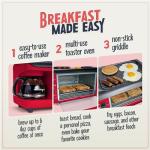 Nostalgia 3-in-1 Breakfast Station with Coffee Maker