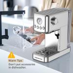 KEENSTAR Compact 20 Bar Espresso Machine with Milk Frother