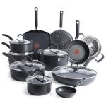T-Fal Hard Anodized 17-Piece Nonstick Cookware Set